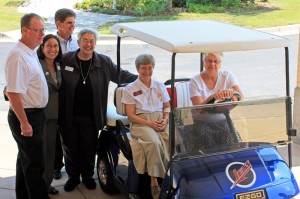 Golf Cart donated to Sisters