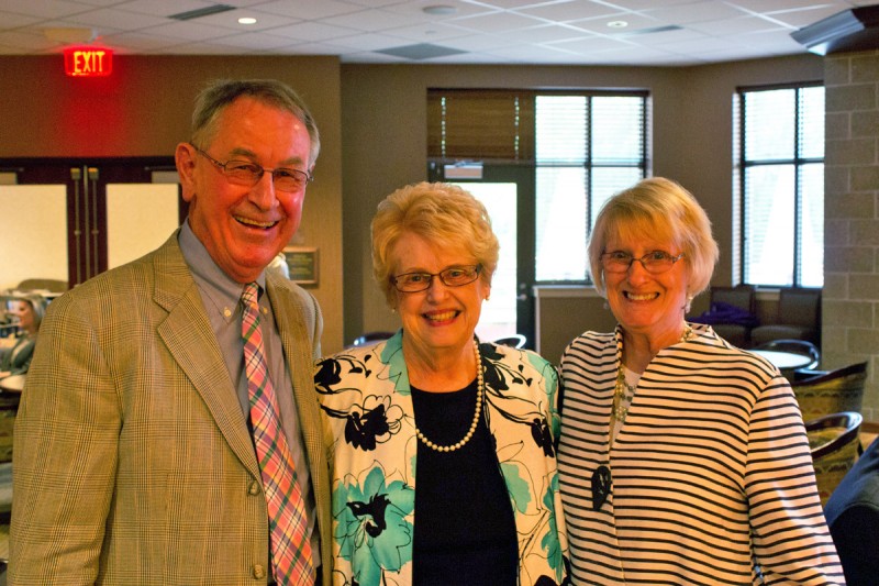 L-r: Guy Glidden, Carolyn Muehring and Karen Rogers all taught in the undergraduate School of Education.