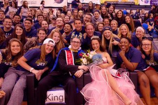 Ellie McGowan and Luke Sponsel are crowned homecoming King and Queen