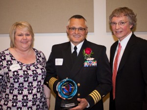 Capt. Bittner receives alumni award