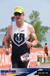 JV Johnston has completed seven half Ironman races. Courtesy photo