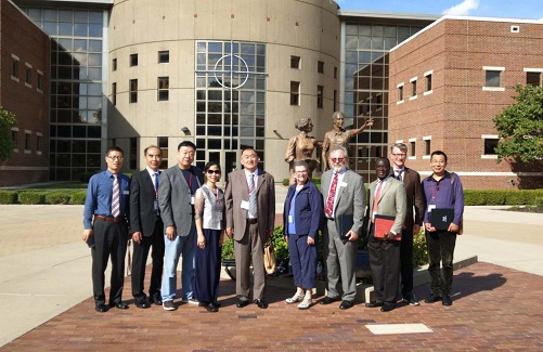 Wichita Area Sister Cities visit campus