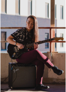 Jennifer Pham is the lead guitarist in the band RE:BOUND