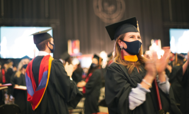 Newman University graduates, May 2021.