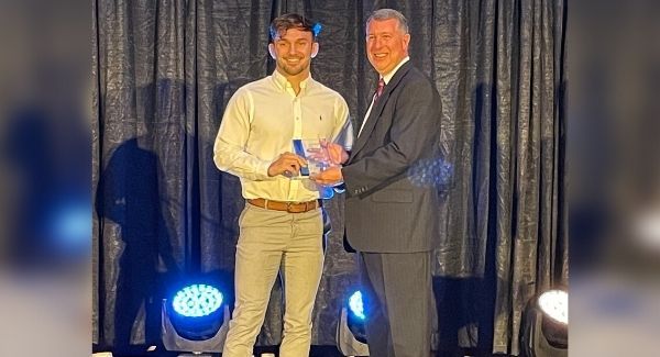 Kameron Frame wins College Male Athlete of the Year award