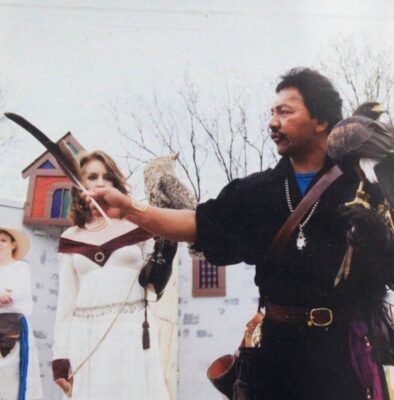 The very first Renaissance Faire at Kansas Newman College was organized by students as a class project in 1975.