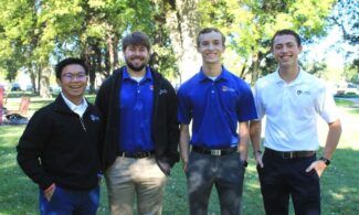Four seminarians from St. Joseph's House of Formation