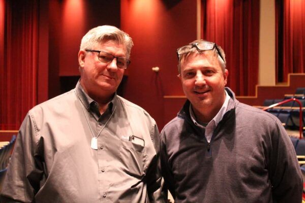 (From left to right) Award-winning journalist Roy Wenzl and Wichita Eagle photojournalist Travis Heying