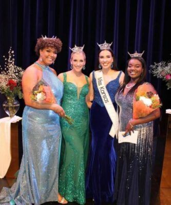 (From left to right) Miss Wichita Jetta Smith, Miss Air Capital Courtney Wages, Miss Kansas Taylor Clark and Miss Sedgwick County Courtney Price-Dukes.