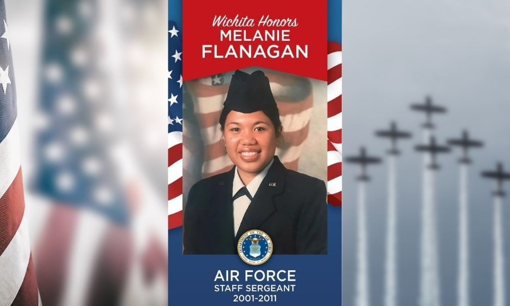 Wichita honors Melanie Flanagan, Air Force Staff Sergeant, 2001-2011