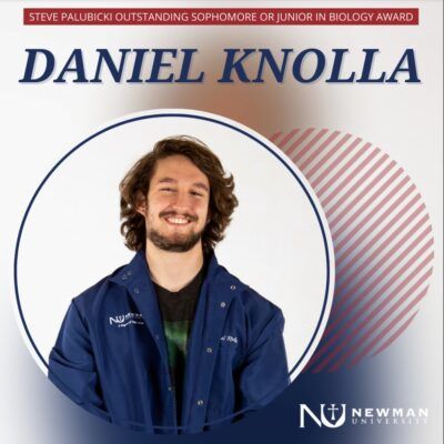 Daniel Knolla is the 2021 recipient of the Steve Palubicki Outstanding Sophomore or Junior in Biology Award.