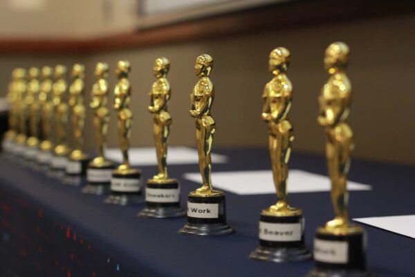 The "Dundies" awards, created by the Newman admissions team.