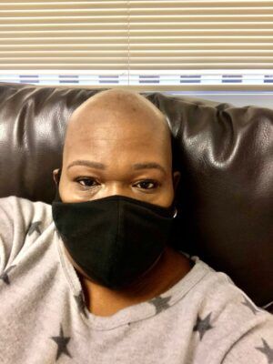 Rossie Smith after chemotherapy treatments.