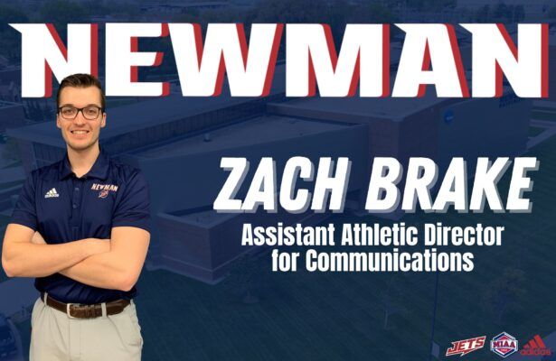 Newman Zach Brake, assistant athletic director for communications.