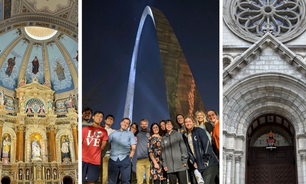 Campus Ministry group explores St. Louis during mission trip