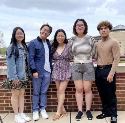 Michelle Tong (center) will serve as the president of the Multicultural Leadership Organization (MCLO) for the 2022-23 academic year.