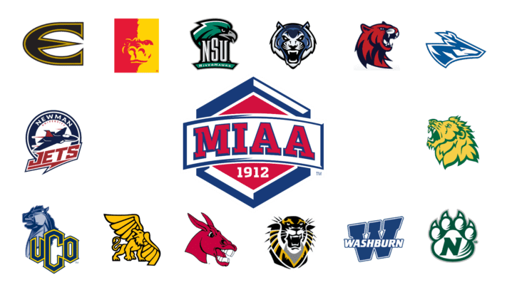 All school logos of the MIAA
