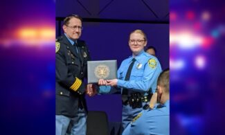 Sheriff's Deputy Makaylah (Perkins) Delgado, 2018 Newman University alumna