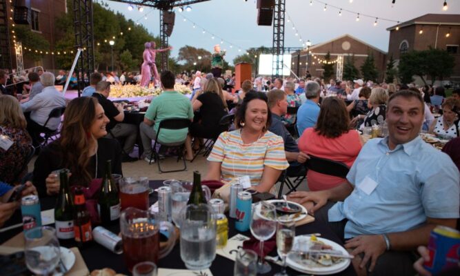 Attendees experienced an evening of revelry at Party on the Plaza Sept. 17.