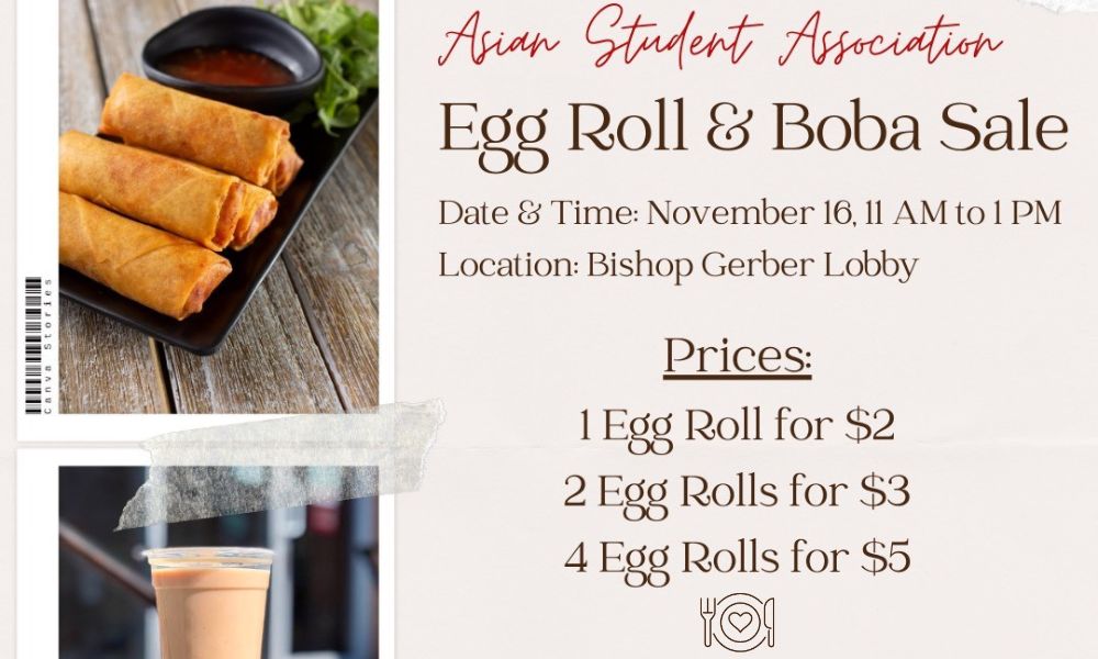 ASA Egg Roll and Boba Sale