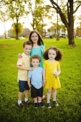 Deanna and Michael Johnston's four children (courtesy photo)