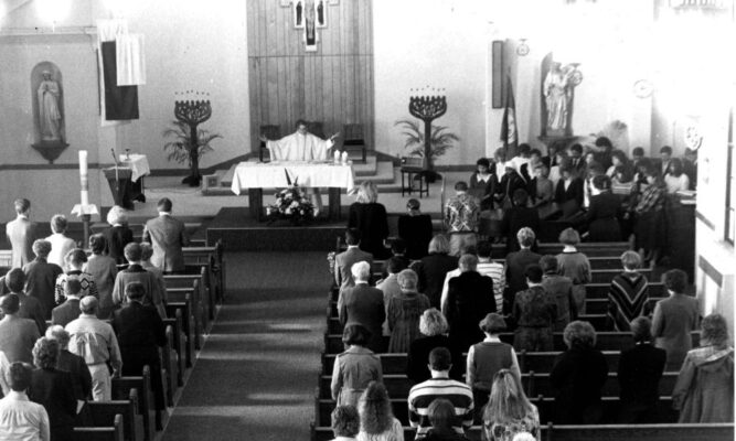 Mass in St. John's Chapel, 1980s