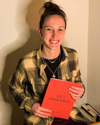 Jessica Forshee holds her published journal "Get Obsessed with Your Habits" (Courtesy photo)