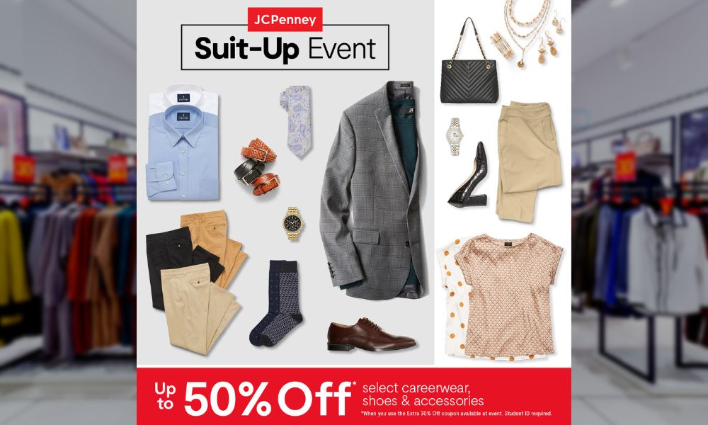JCPenney Suit Up Event with Newman University