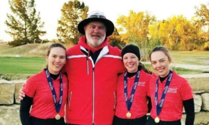 (From left to right) Olivia, Rick, Elise and Avary Eckert. (Courtesy photo)