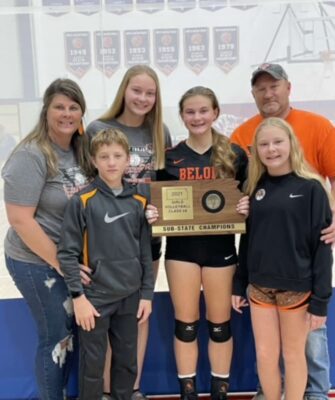 Pearson made it to the Sub-State Championship in girls' volleyball in 2021. (Courtesy photo)