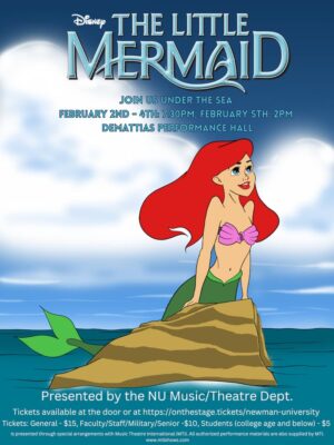 "Disney's The Little Mermaid" poster, designed by student John Suffield