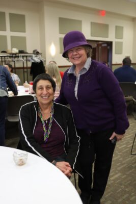 (From left to right) Past president Noreen M. Carrocci, Ph.D., and Sheryl Stanley