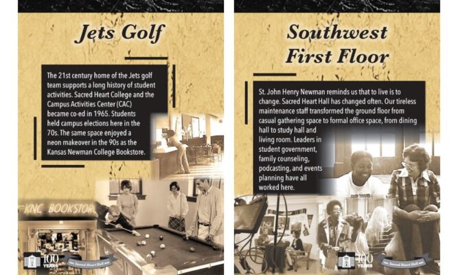 "Jets Golf" and "Southwest First Floor" historical markers
