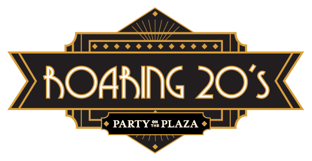 Roaring 20's Party on the Plaza logo