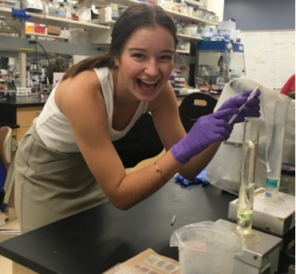 During her Newman days, Hoover participated in a highly competitive summer research experience at Portland State University in 2018.