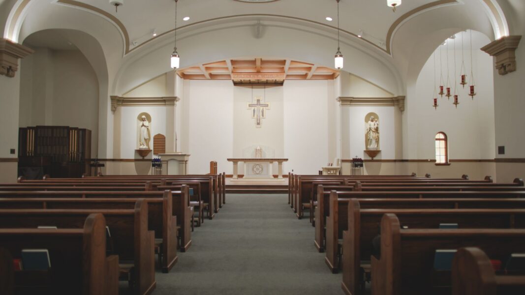 St. John's Chapel, located in Sacred Heart Hall, is open to all for spiritual reflection and a moment of peace.