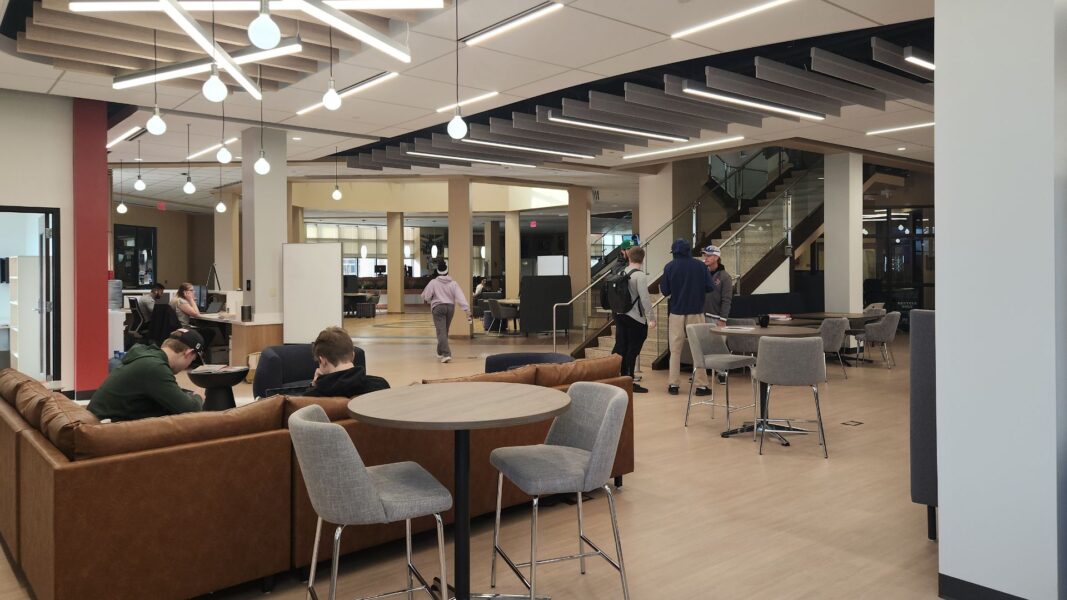 Students study in the Student Success Center.