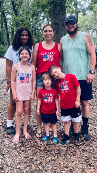 Shields' family celebrates the Fourth of July. (Courtesy photo)