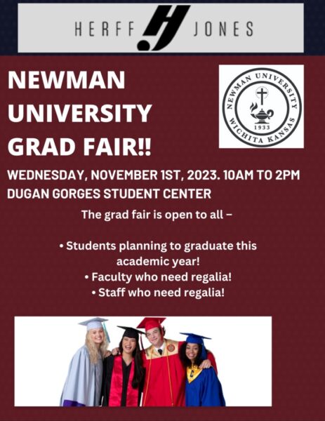 Newman University grad fair flyer