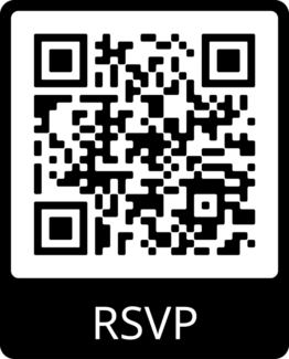 QR code to RSVP for the Brad Richards event