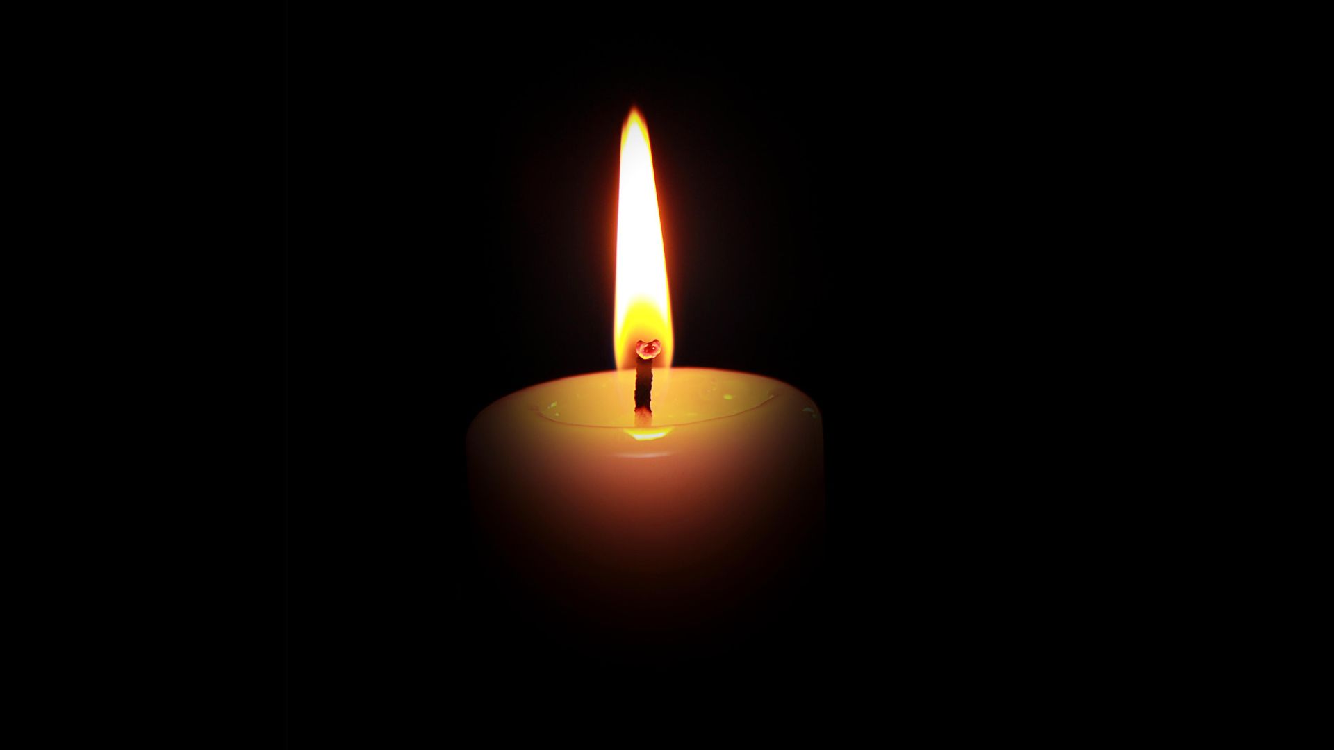 A candle in the dark