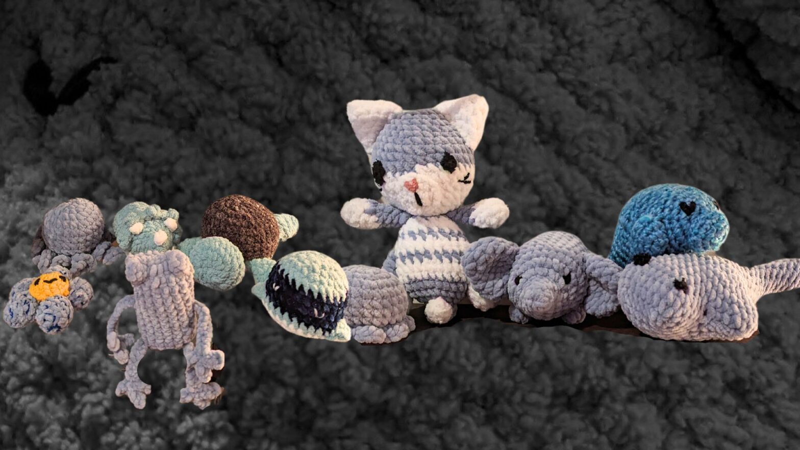 Allison Tollefson crocheted a variety of plushie animals to donate to Butler County EMS and Fire Station.