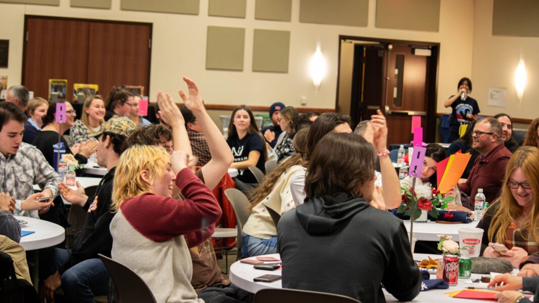 More than 120 individuals participated in Trivia Night at Newman University.