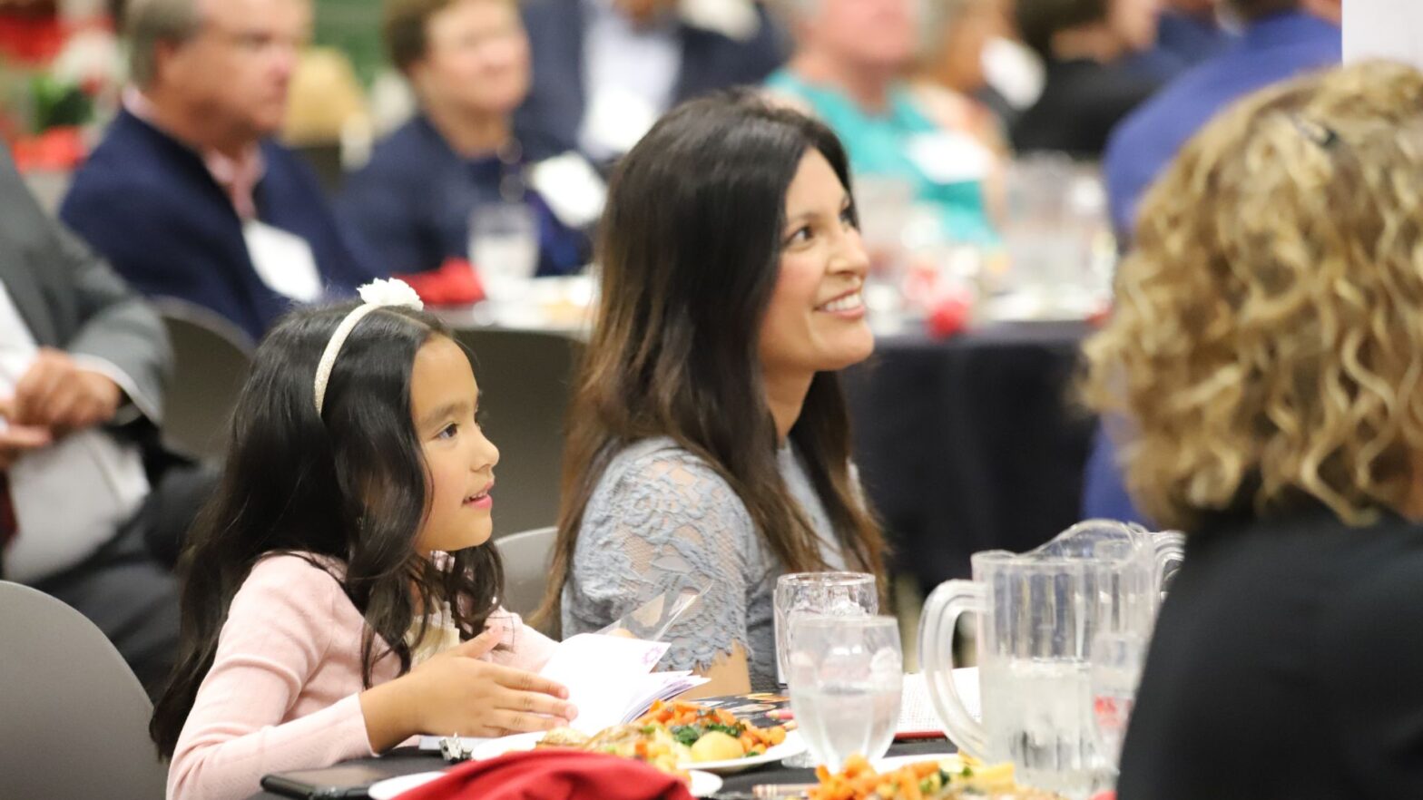 Kristopher Gupilan's family at the Newman Legacy Awards