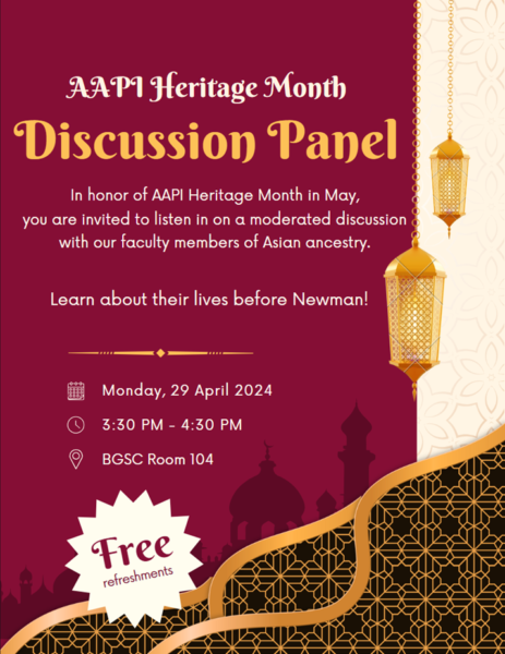 AAPI Heritage Month flyer