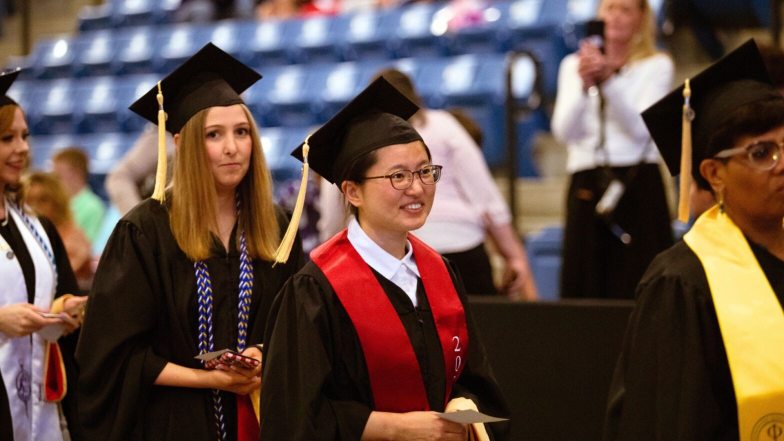 Sister Bo Hui Kang at Newman University's spring commencement ceremony