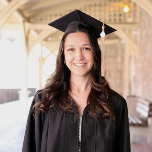 Melody Mertes, 2024 Newman University graduate and first-generation college student.