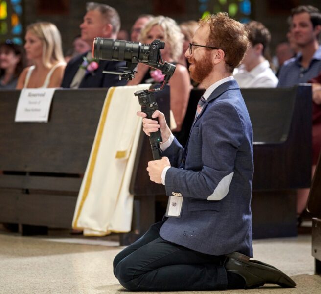 Riedl worked as a videographer for the Diocese of Arlington in D.C. and now the Diocese of Lansing in Michigan.