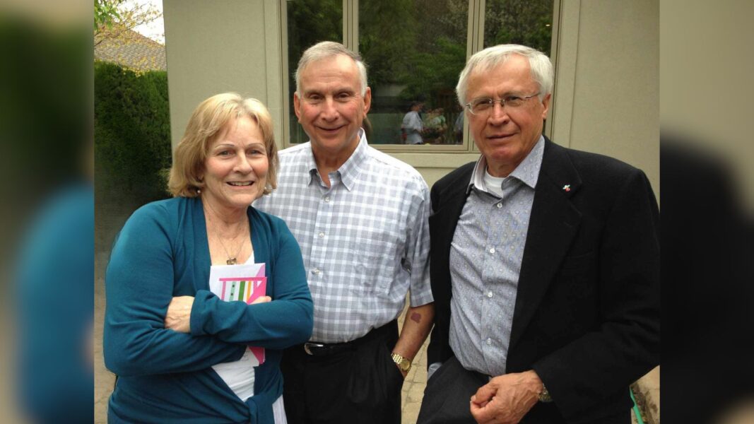 Marianne and Jerry Johnston with Rev. Tom Welk