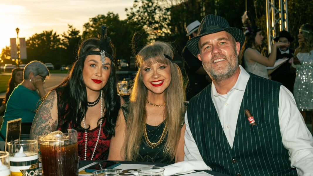 Several supporters of the university are pictured donning their fanciest attire for a spectacular night of fundraising.